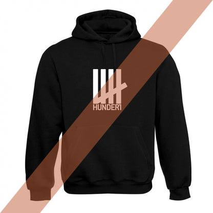 5ünfhundert Basic Hoodie "Stroke" Black