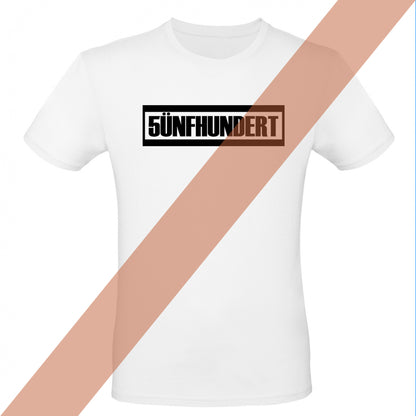 5ünfhundert Shirt "Classic" white/black