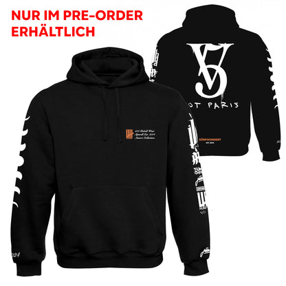5ünfhundert "Not Paris" Basic Hoodie Black