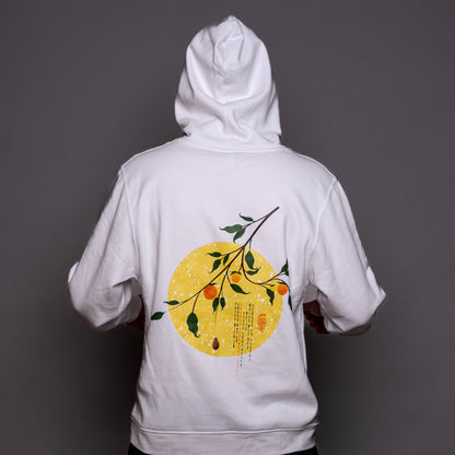 Jibba Basic Hoodie "Alaska" White