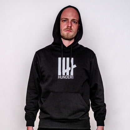 5ünfhundert Basic Hoodie "Stroke" Black / Heather