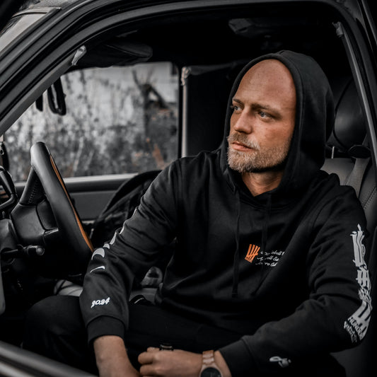 5ünfhundert "Not Paris" Basic Hoodie Black