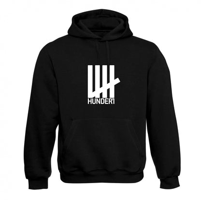 5ünfhundert Basic Hoodie "Stroke" Black / Heather