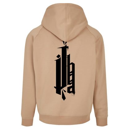 Jibba Premium Hoodie "Ornament" Beige