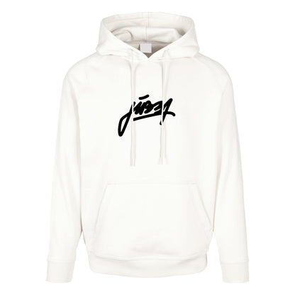 Jibba Premium Hoodie "Schwarz" White