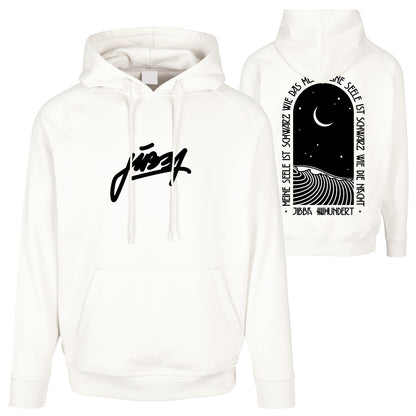 Jibba Premium Hoodie "Schwarz" White