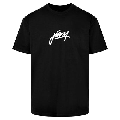 Jibba Oversized Shirt "Writers" Black