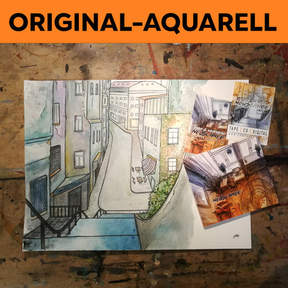 Neuschnee Aquarell 3/3 + CD